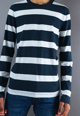 Vintage Abercrombie blue long sleeve t shirt