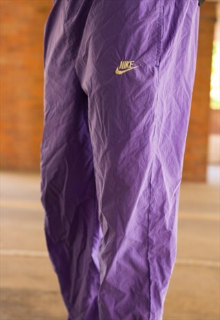 purple tracksuit bottoms