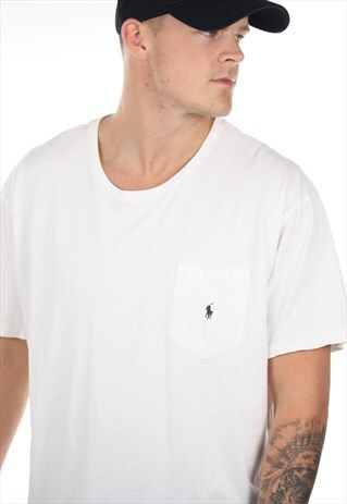 VINTAGE RALPH LAUREN SMALL LOGO T SHIRT TEE