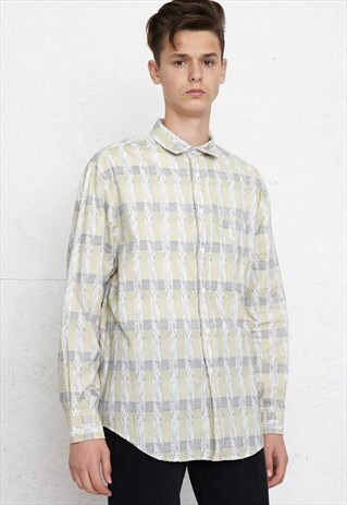 VINTAGE BEIGE LONG SLEEVE SHIRT