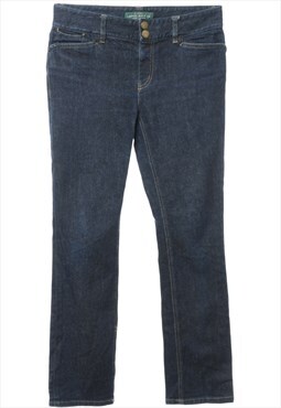 Dark Wash Ralph Lauren Straight Fit Jeans - W30