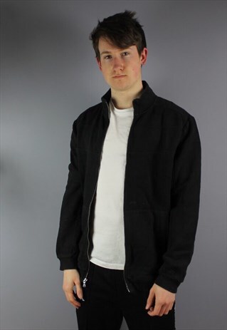VINTAGE CALVIN KLEIN SWEATSHIRT IN BLACK REFLECTIVE LOGO