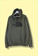 Vintage The North Face Sweatshirt Hoodie in Green L