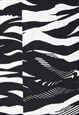 MAX MARA ZEBRA PRINT FITTED SHORT SKIRT