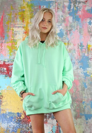 MINT GREEN SWEAT HOODIE