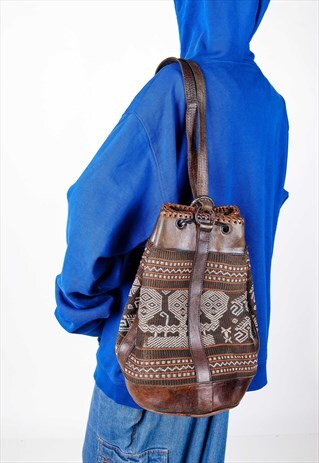 VINTAGE PATTERNED BACKPACK SB34