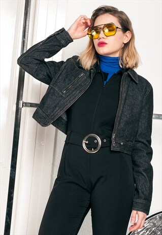 90S VINTAGE CROPPED MEXX DENIM JACKET