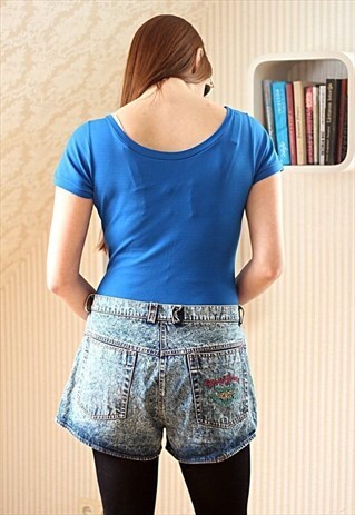 VINTAGE LIGHT BLUE SHORTS