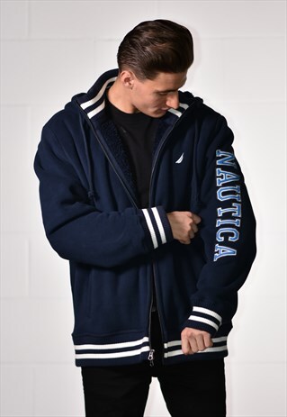 NAUTICA FULL ZIP SHERPA FLEECE JACKET