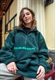 FOREST GREEN FLEECE WITH DBDNS EMBROIDERED DESIGN