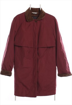 London Fog 90's Inner Detachable Fleece Corduroy Collar Tren