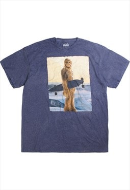 Vintage 90's Star Wars T Shirt Chewbacca Graphic