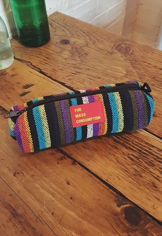 FMC BOHO HIPPIE PENCIL CASE IN HANDWOVEN TEXTILE