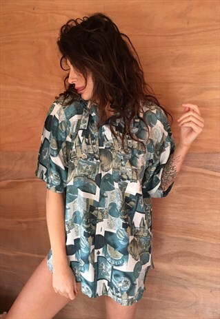 OVERSIZED RETRO 90S 80S VINTAGE UNISEX FESTIVAL SHIRT