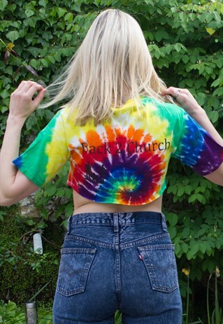 90'S TIE DIE CROP TOP