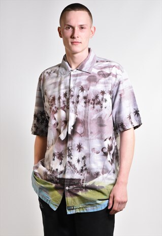 VINTAGE 90S QUICKSILVER HAWAIIAN SURF SHIRT