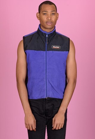 VINTAGE NAUTICA COMPETITION GILET FLEECE