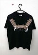Vintage Alaska black single stitch tourist T-shirt medium  