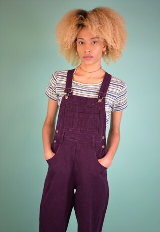 VINTAGE 90'S PURPLE DUNGAREES