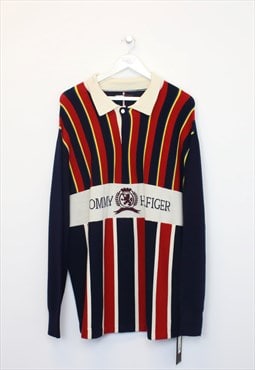 Vintage Tommy Hilfiger Sweatshirt in multi. Best fits XXXL
