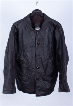 Vintage Hugo Boss Leather Jacket