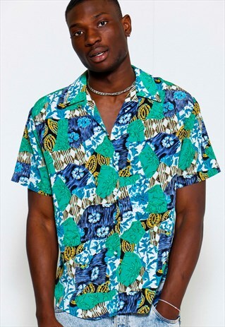 VINTAGE 90S FLORAL PRINT SHIRT