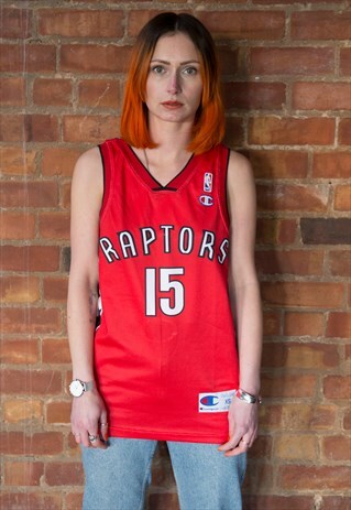 VINTAGE CHAMPION TORONTO RAPTORS BASKETBALL NBA JERSEY