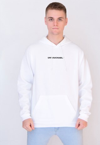 WHITE UNTOUCHABLE HOODIE