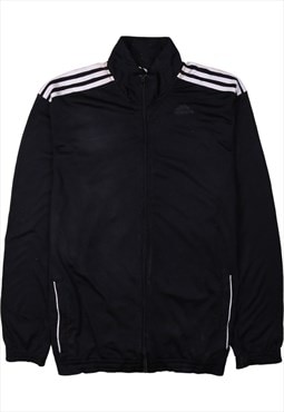 Vintage 90's Adidas Sweatshirt Sportswear Full Zip Up Black