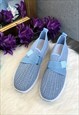 BLUE DIAMONTE SPORTS STYLE FASHION TRAINERS