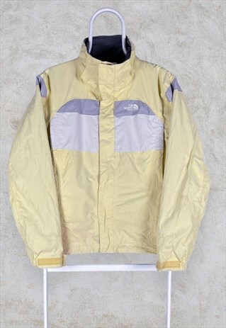 The North Face Hyvent Jacket Yellow Waterproof Women's Small