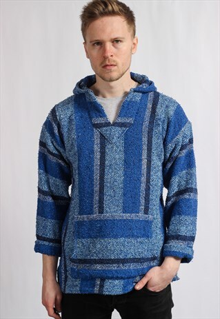 VINTAGE BAJA MEXICAN HOODIE