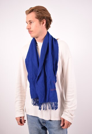 VINTAGE TRUSSARDI SCARF BLUE