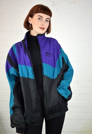 VINTAGE 90'S SLAZENGER NYLON SHELL JACKET