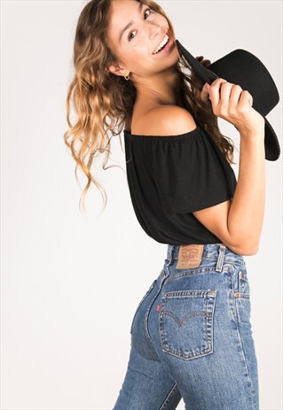 VINTAGE 80S HIGH WAIST BOYFRIEND LEVI'S JEANS / C403