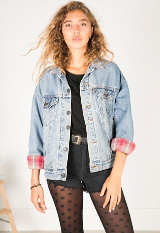 VINTAGE 80S LEVIS WINTER BLANKET JACKET / R1100R007