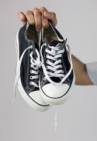 VINTAGE CONVERSE BLACK TRAINERS