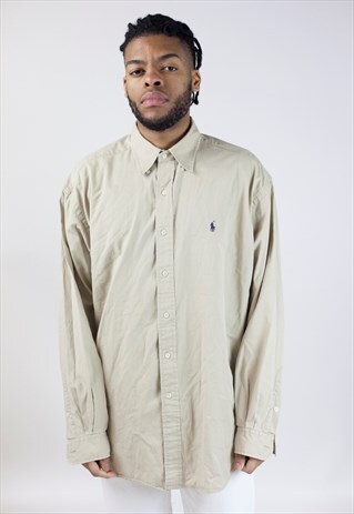 VINTAGE RALPH LAUREN BIEGE SHIRT