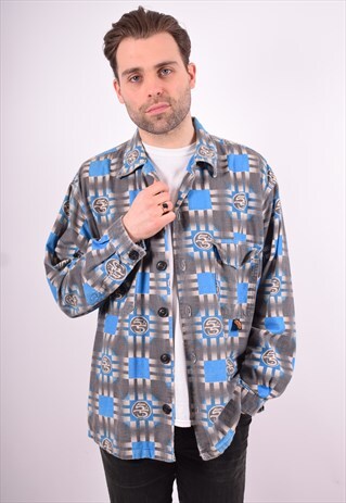 MENS VINTAGE SHIRT XL MULTI 90'S
