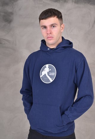 VINTAGE HOODIE SWEATSHIRT IN BLUE 90S