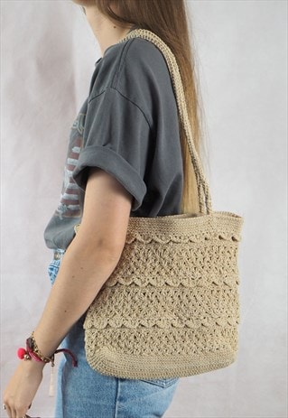 VINTAGE BOHO WOVEN BAG