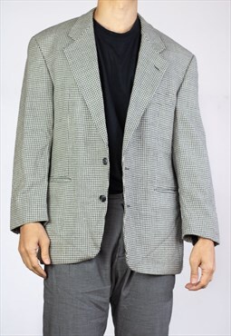 Vintage  Jacket Pied de poule in Grey L