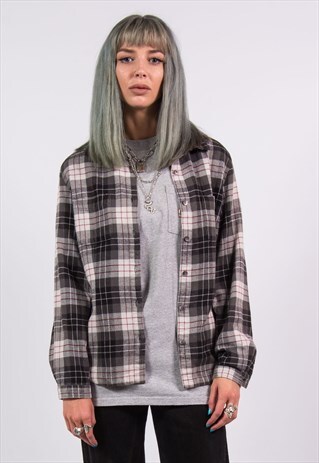 VINTAGE 90'S WOOLRICH CHECKED FLANNEL SHIRT