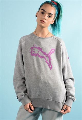 PUMA GREY PUMA SWEATSHIRT