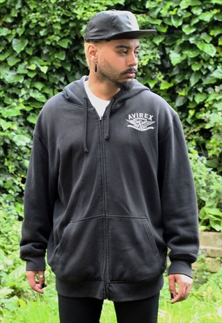 VINTAGE AVIREX ZIP UP REVERSIBLE HOODED JACKET