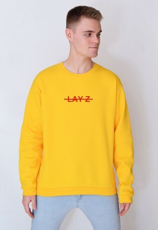 YELLOW LAY-Z (RED) SWEATSHIRT
