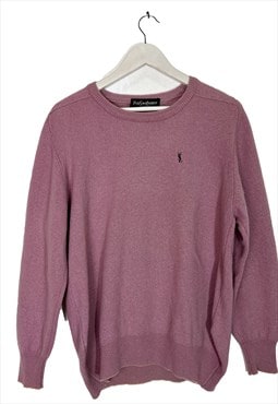 Oversized vintage Yves Saint Laurent sweater pink, size L