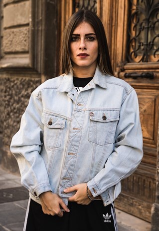 VINTAGE LIGHT DENIM JEANS JACKET COD. 9-85