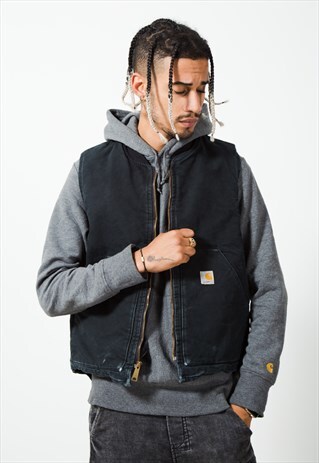 VINTAGE 80S CARHARTT GILET JACKET / S3122