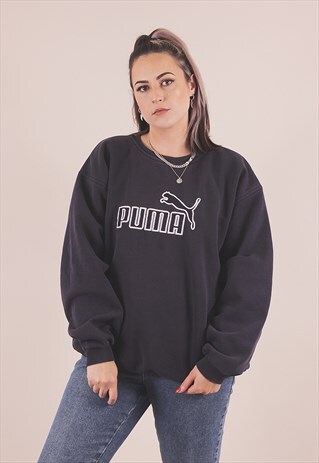 VINTAGE 90'S OVERSIZED PUMA CREWNECK SWEATER /A7015